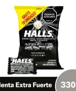 Halls pepa strong negro * 100 und