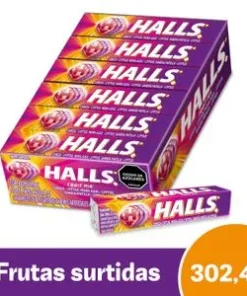 Halls tubo Fruit mix * 12 pastillas