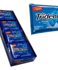 Trident 3 pastillas Menta*24