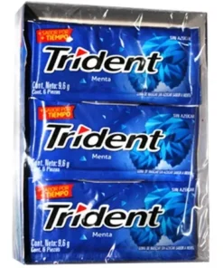 Trident 5 sobres Menta * 18