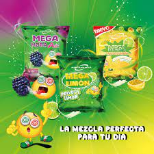 Polvo acido Mega 2 sabores * 40 und